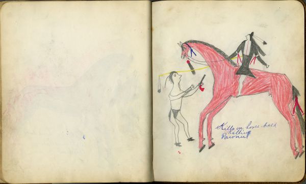 Kills on Horseback Killing Pawnee