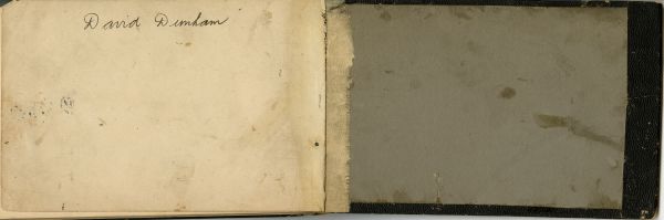 blank, with David Dunham inscription