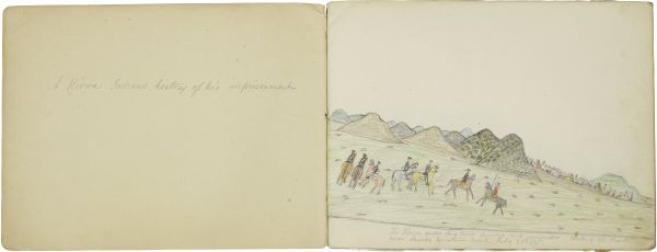 Inside front cover | The Kiowas under Big Bow coming in to surrender