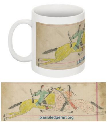 Coffee Mug - Black Horse Ledger: Plate 80