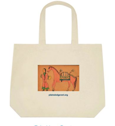 Deluxe Tote Bag - Walter Bone Shirt Ledger: Plate 28  On a Long March